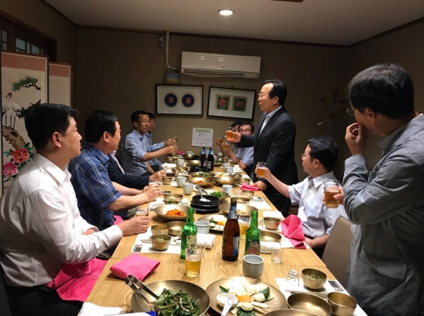 "대전지역상장법인협의회" 2018년 6차 모임(8월)